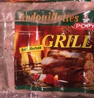 Mängden socker i Andouillettes Grillées aux Herbes