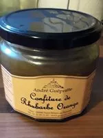 Mängden socker i Confiture de rhubarbe orange