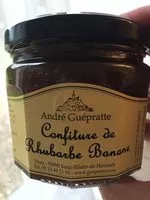Mängden socker i Confiture de rhubarbe - banane