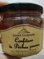 Mängden socker i Confiture de pêches jaunes