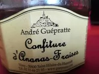 Mängden socker i Confiture ananas fraises