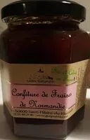 Mängden socker i Confiture de fraises de Normandie