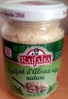 Mängden socker i Raifort d'Alsace râpé nature