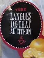 Mängden socker i Langues de chat au citron