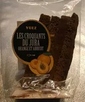 Mängden socker i Croquants du Jura orange et abricot