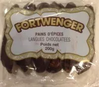 Mängden socker i Pain d'épice, langue chocolatées