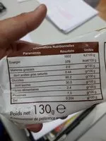Mängden socker i Langues D'amandes Aux Fruits / Mandel-obst Zungen