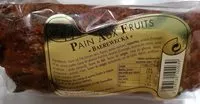 Mängden socker i Pain aux fruits "BAEREWECKA"