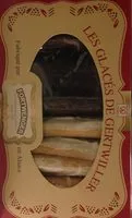 Mängden socker i Les glacés de Gertwiller