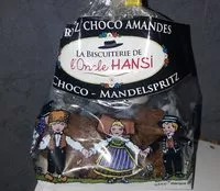Mängden socker i Spritz choco amandes