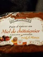 Mängden socker i Pain d épices au miel de châtaignier