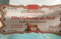 Mängden socker i Mini Gâteaux de Noël - Stollen aux Pommes