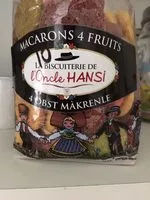 Mängden socker i Macaron 4 fruits