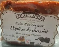 Mängden socker i Pain d'épices aux pépites de chocolat