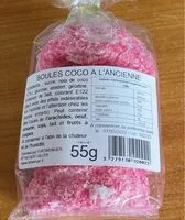 Mängden socker i Boules coco à l’ancienne