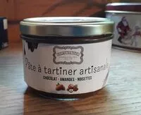 Mängden socker i Pâte à tartiner artisanale [Chocolat - Amandes - Noisettes]
