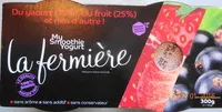 Mängden socker i My smoothie Yogurt, fraise-cassis