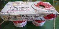 Mängden socker i L'onctueux super fruits framboise cranberry + lin