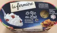 Mängden socker i Riz au lait rhum raisins