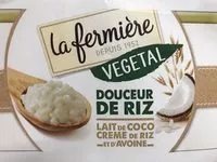 Mängden socker i Douceur de riz lait de coco creme de riz & d'avoine
