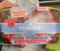 Mängden socker i Mousse au chocolat sur lit de framboises