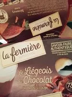 Mängden socker i Liégeois chocolat