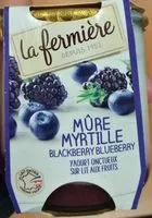 Mängden socker i La fermiere, Yaourt gourmand a la mure et myrtille