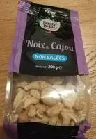 Mängden socker i Noix de cajou non salées