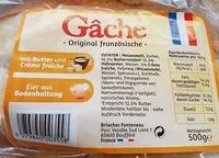 Mängden socker i Gâche Original französische