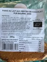 Mängden socker i 8 pains au lait aux pépites de chocolat