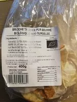 Mängden socker i Brioche tressée pure beurre. surgelée