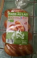 Mängden socker i Pains au lait bio