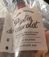 Mängden socker i Brioche tresse pepite chicolat