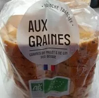 Mängden socker i Brioche tranchée aux céréales et graines