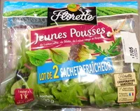 Mängden socker i Jeunes pousses (lot de 2 sachets fraîcheur)