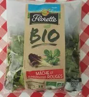 Mängden socker i Mâche et jeunes pousses rouges