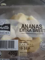 Mängden socker i ANANAS Morceaux 400 G
