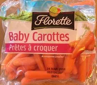 Mängden socker i Baby Carottes