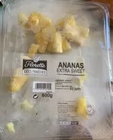 Mängden socker i Ananas Extra Sweet 600g