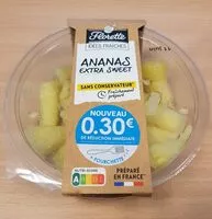 Mängden socker i Ananas extra sweet