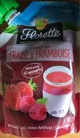 Mängden socker i Coulis de fraise & framboise