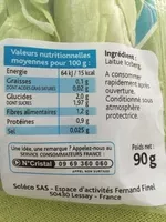 Mängden socker i Laitue Iceberg