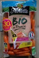 Mängden socker i Baby carottes bio de france
