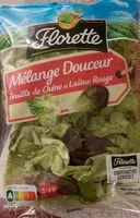 Mängden socker i Mélange douceur Feuille de chêne et laitue rouge