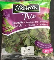 Mängden socker i Trio Roquette - Salade de blé - Betterave