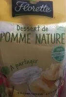 Mängden socker i Dessert de pomme nature