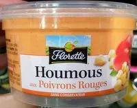 Mängden socker i Houmous aux Poivrons Rouges