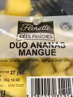 Mängden socker i Duo ananas mangue