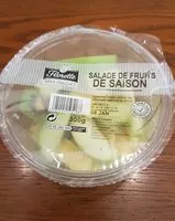 Mängden socker i Salade de fruits de saison 300G