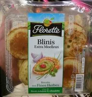 Mängden socker i Blinis Extra Moelleux recette aux Fines Herbes